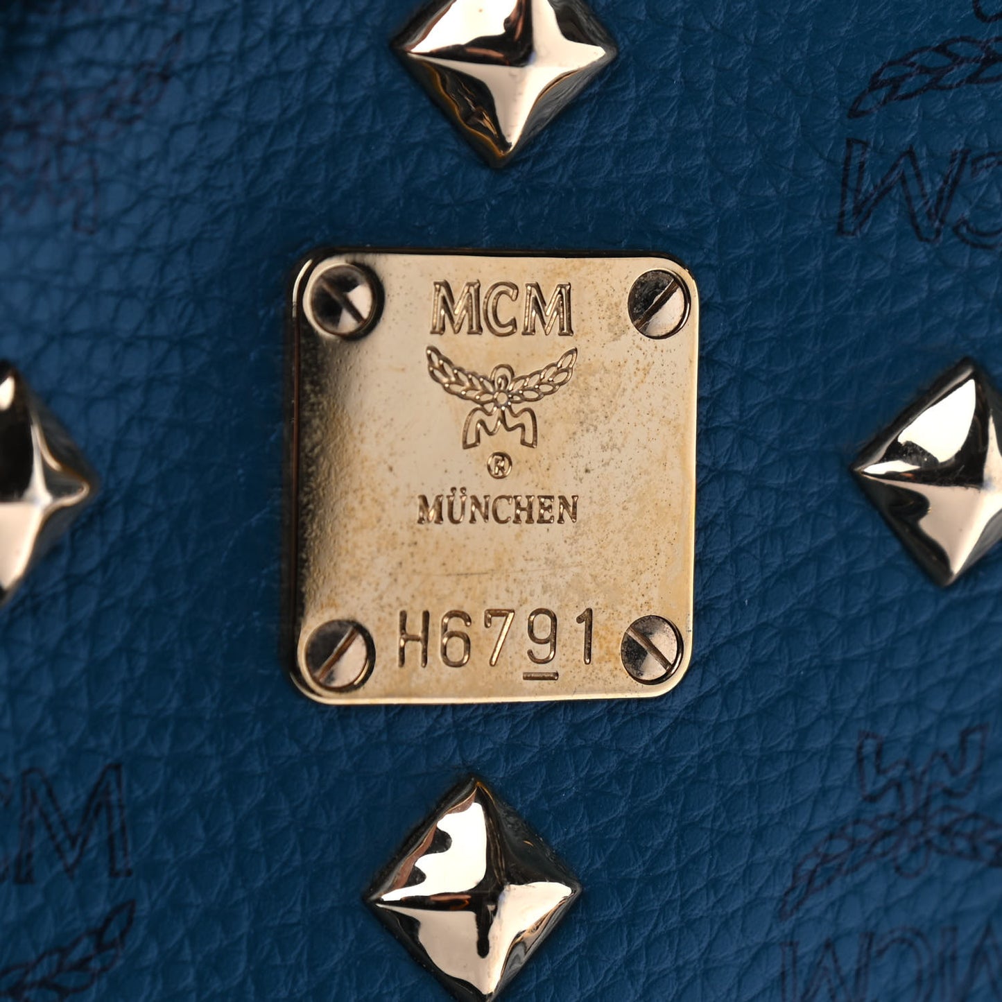 Visetos Studded Medium Stark M Backpack Blue