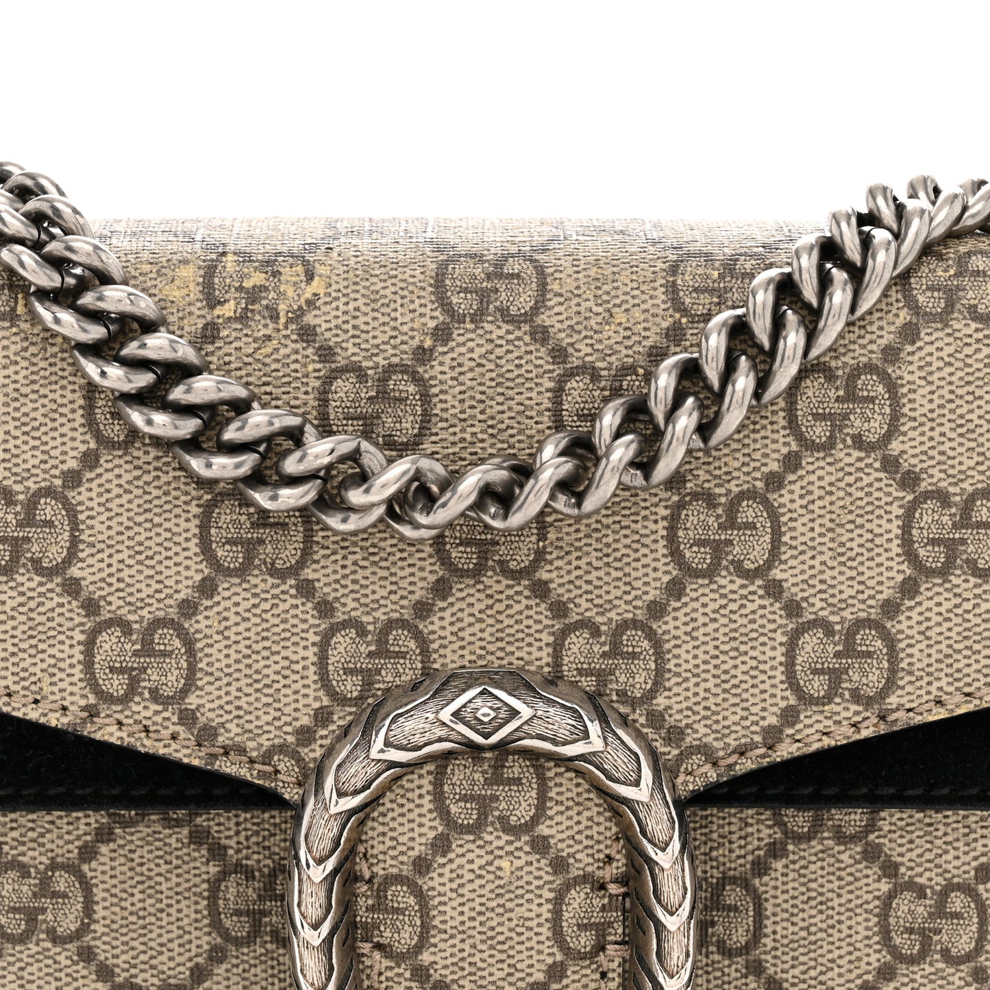 GG Supreme Monogram Mini Dionysus Shoulder Bag Black