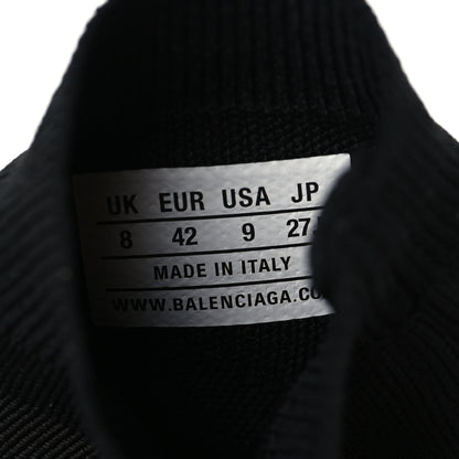 Balenciaga Neoprene Knit Speed Graffiti Sneakers 42 Black White 9 of 9