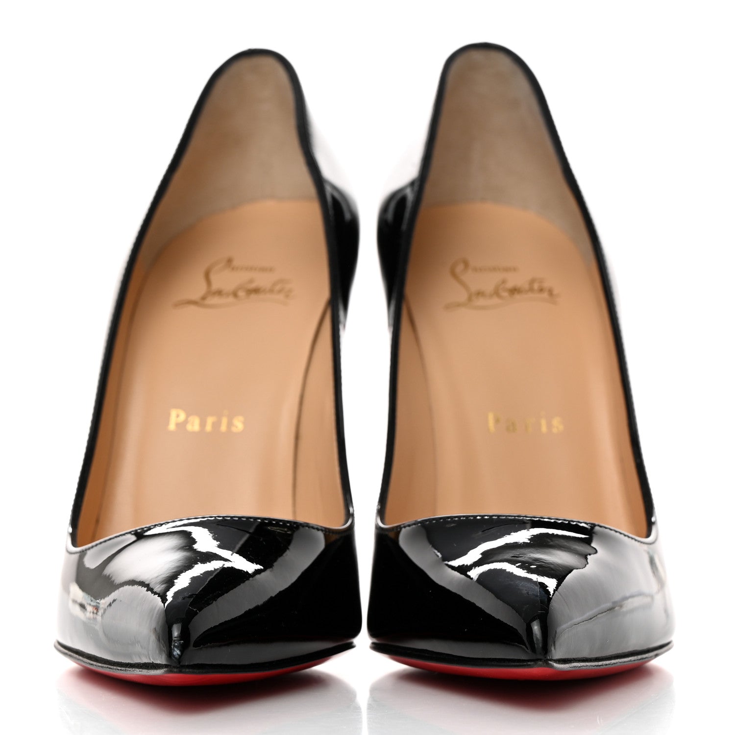 Christian Louboutin Patent Pigalle Follies 100 Pumps 36.5 Black 2 of 8
