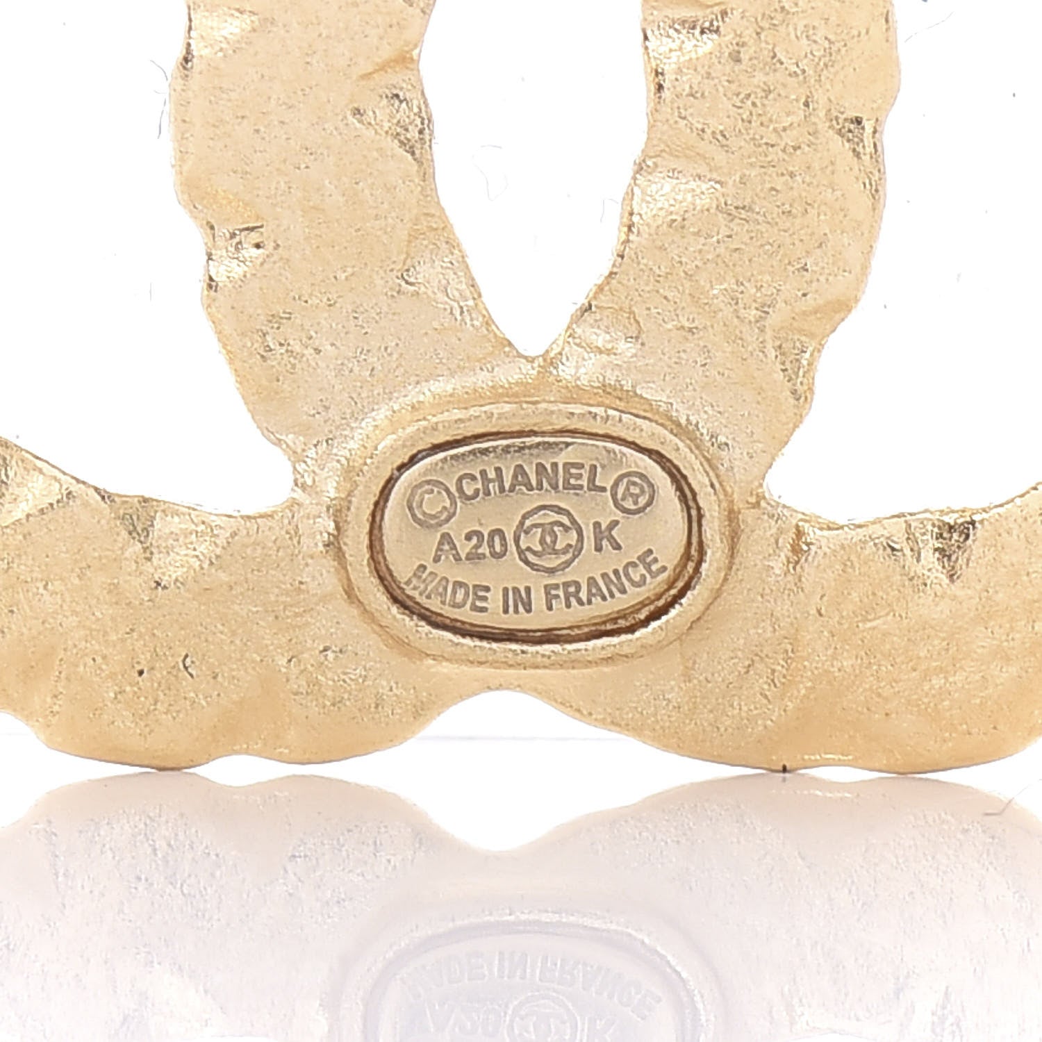 Chanel Crystal Over The Rainbow CC Earrings Gold Multicolor 4 of 5