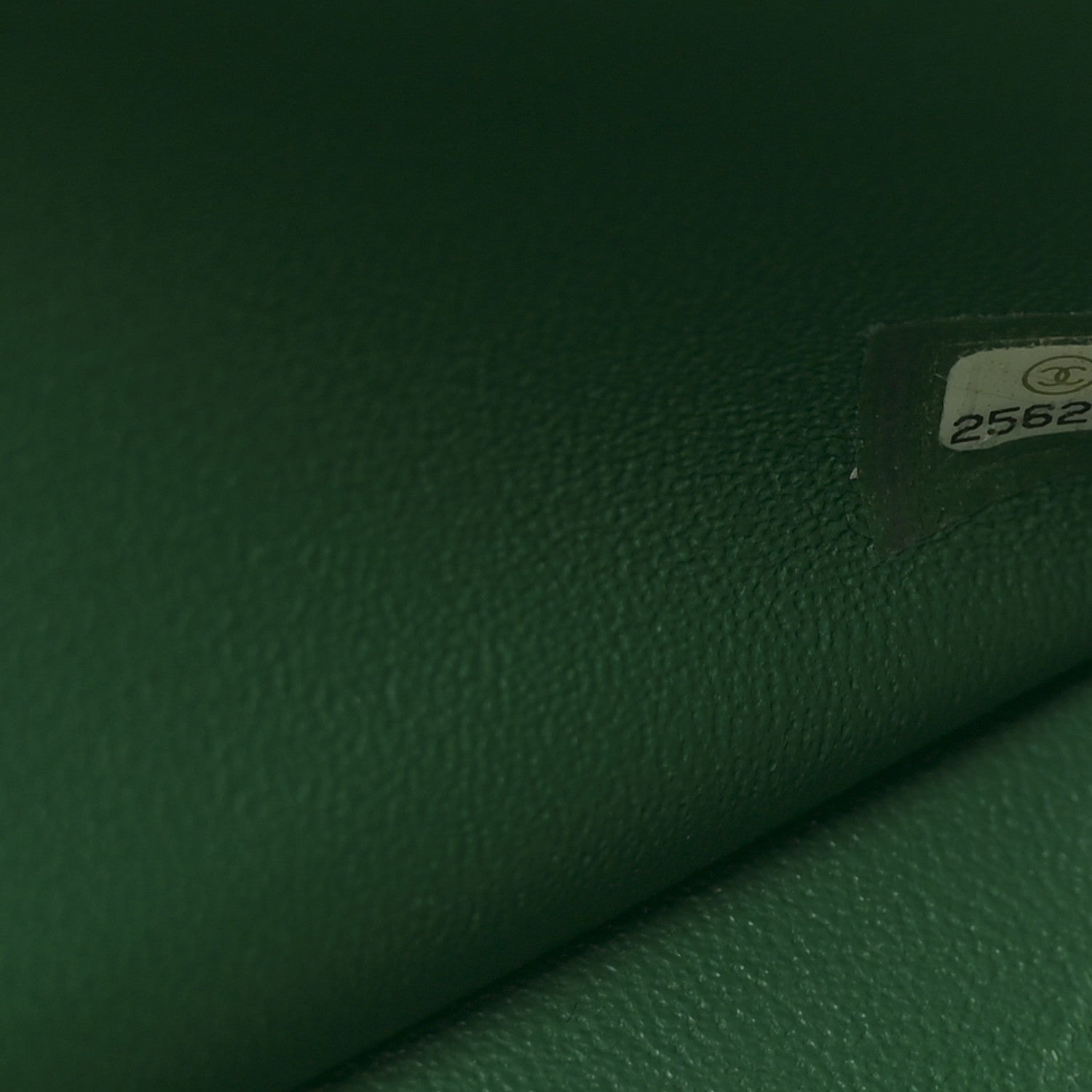 Chanel Metallic Caviar Quilted Jumbo Double Flap Green 7 of 11