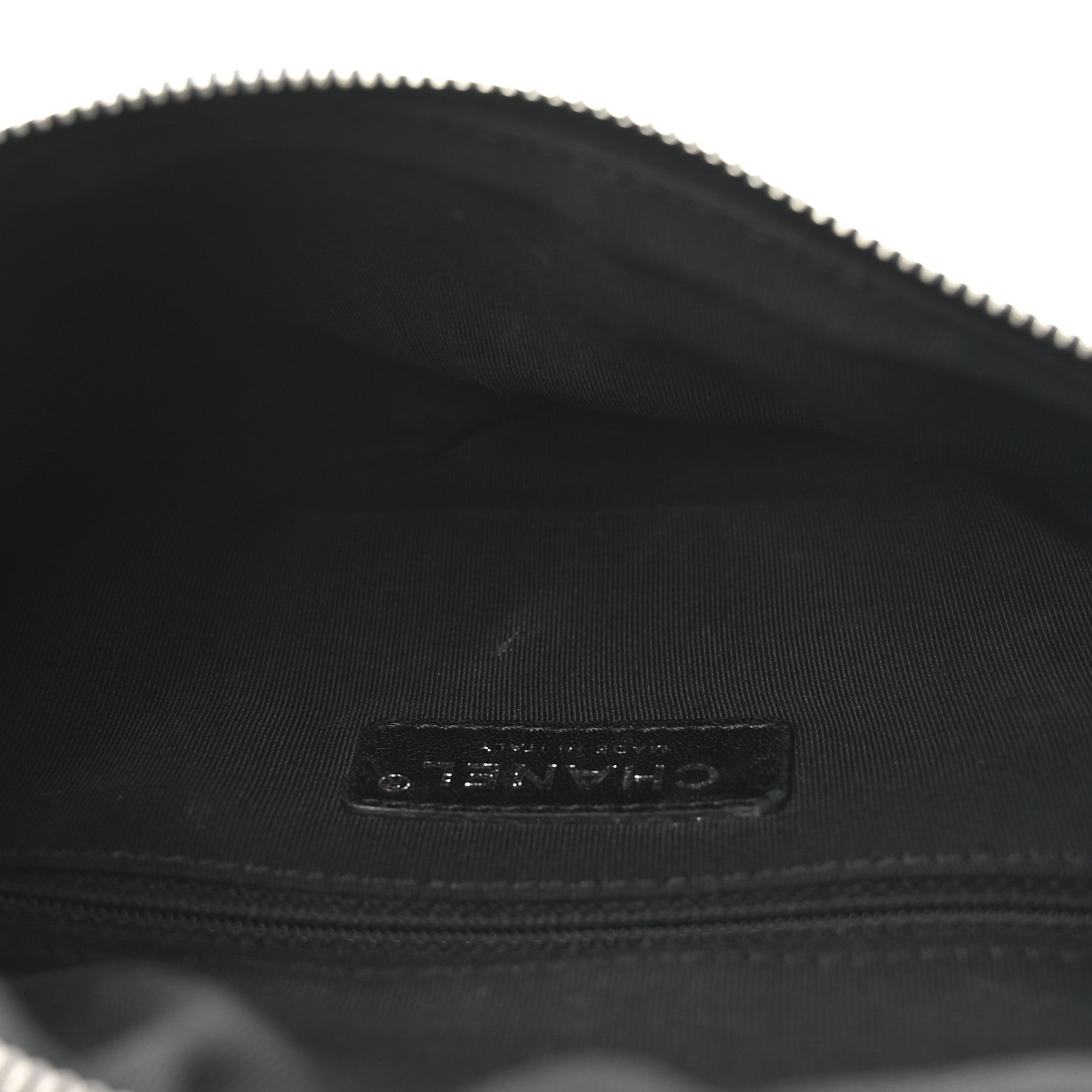 Chanel Calfskin Chain 20s Signe Waist Bag Black 5 of 10