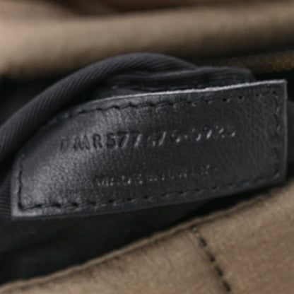 Saint Laurent Nylon Quilted Small Loulou Puffer Monogram Chain Satchel Military Green 7 of 10