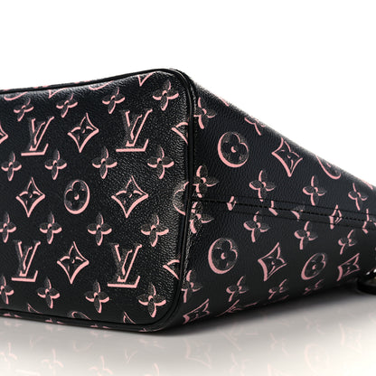 Louis Vuitton Monogram Fall For You Neverfull MM Black 8 of 9