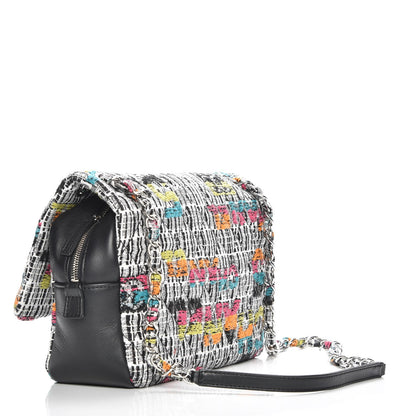 Chanel Fantasy Tweed Quilted Jumbo Easy Flap Multicolor 3 of 7