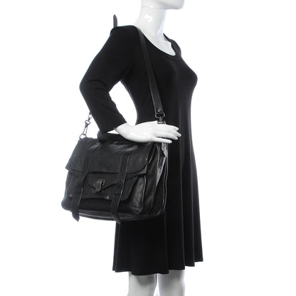 Proenza Schouler Lambskin PS1 Large Satchel Black 3 of 9