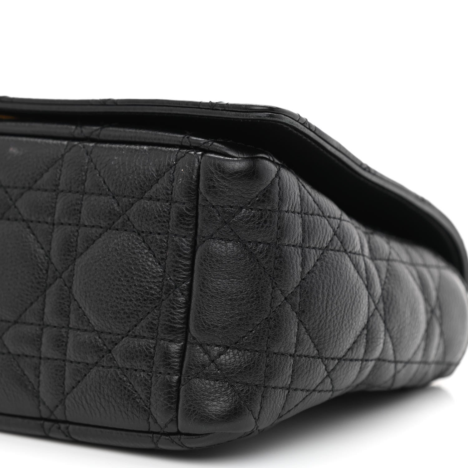 Christian Dior Calfskin Cannage Medium Caro Bag Black 10 of 10