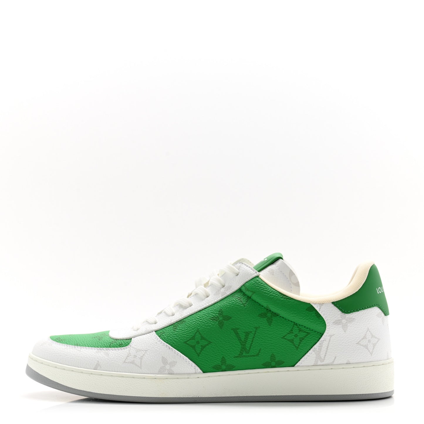 Calfskin Monogram Mens Rivoli Sneakers 11 White