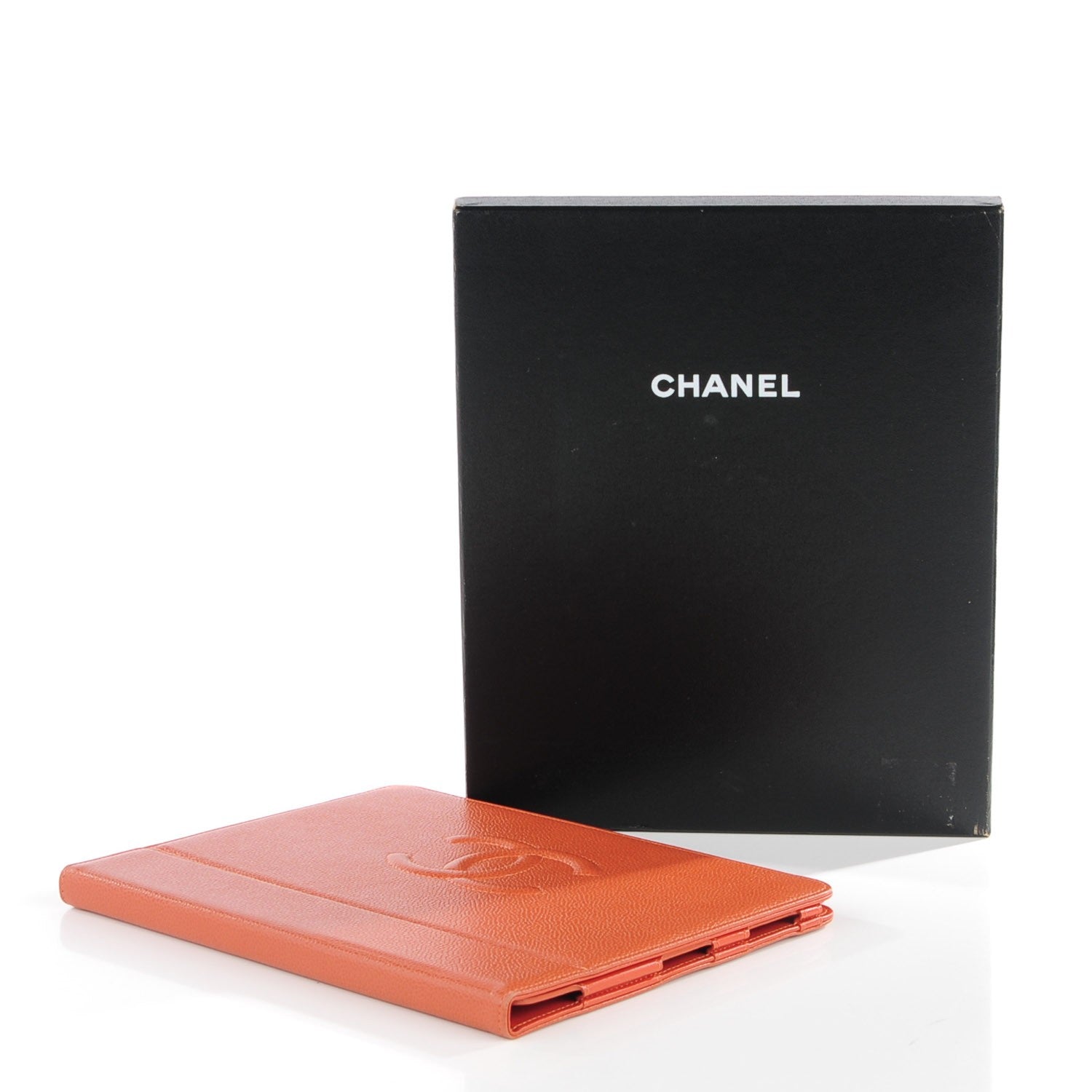 Chanel Caviar iPad Case Orange 4 of 8