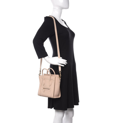 Celine Smooth Calfskin Nano Luggage Powder 2 of 21