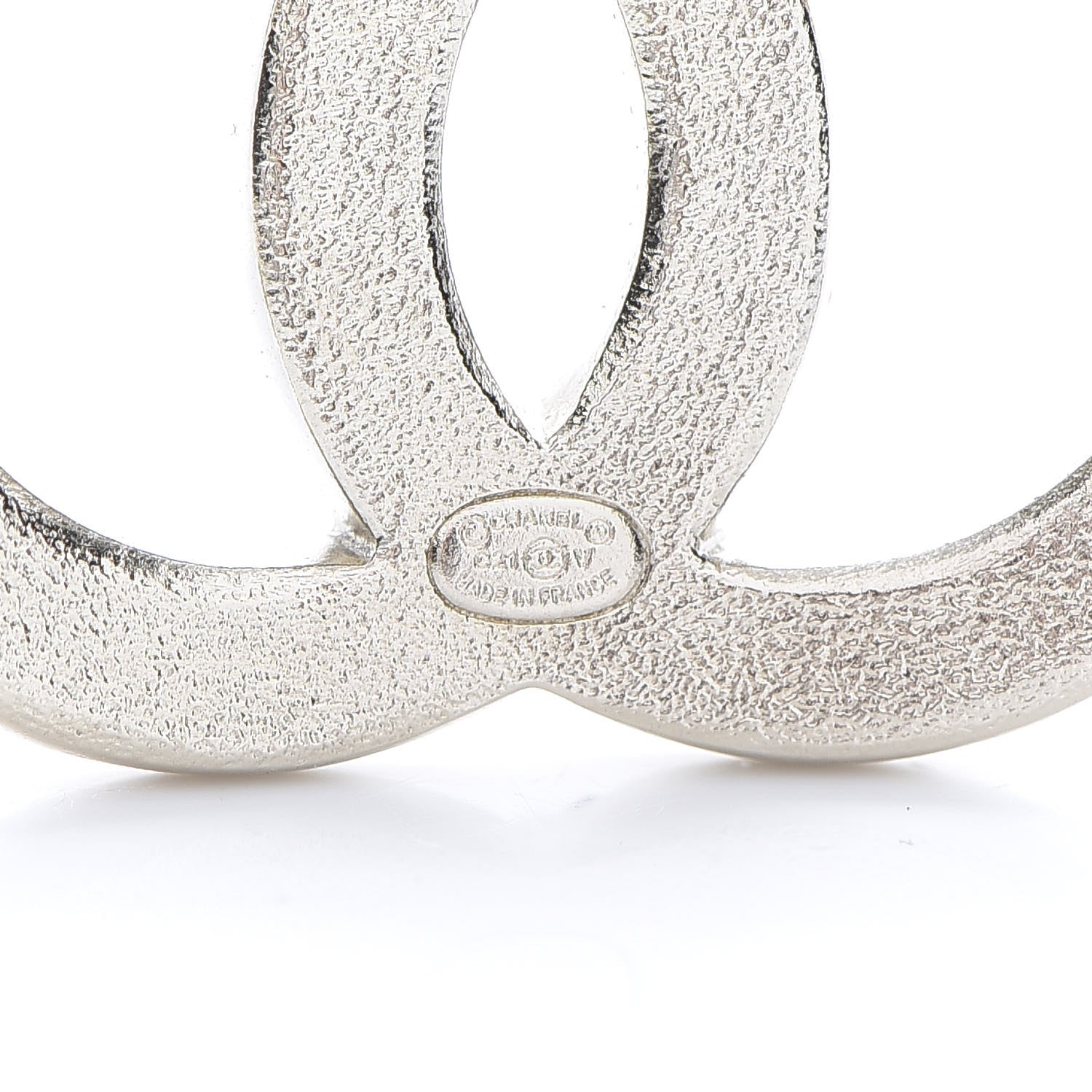 Chanel Crystal Palais Garnier CC Brooch Silver 4 of 5