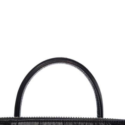 Givenchy Calfskin Crocodile Embossed Medium Antigona Black 10 of 11