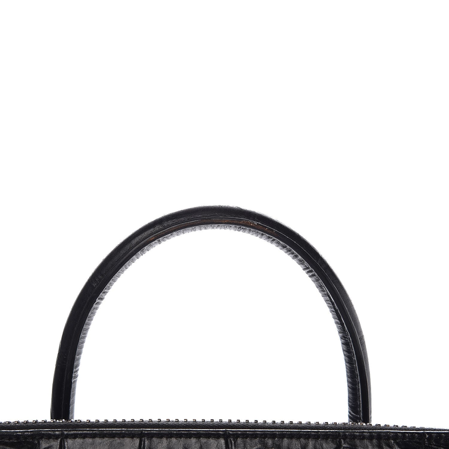 Givenchy Calfskin Crocodile Embossed Medium Antigona Black 10 of 11