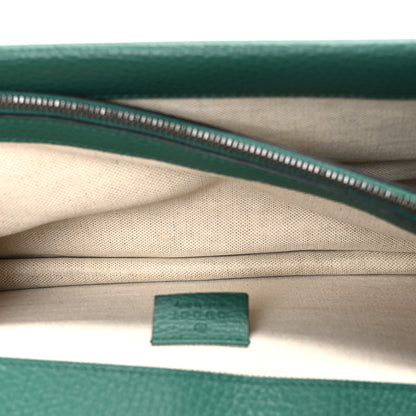 Gucci Pebbled Calfskin Small Dionysus Shoulder Bag Emerald 5 of 10