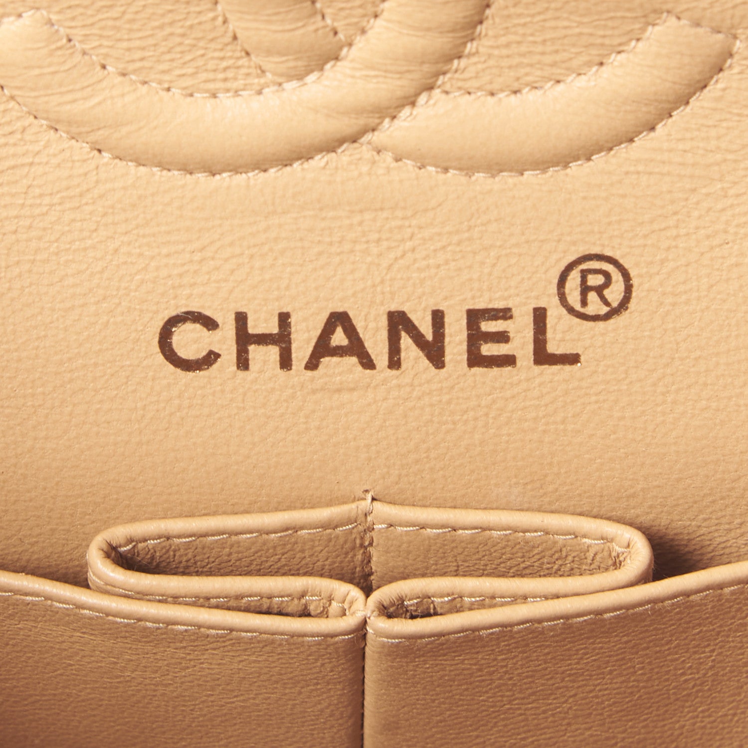Chanel Lambskin Quilted Small Double Flap Beige 8 of 9