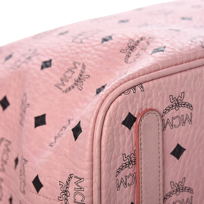 MCM Visetos Medium Liz Reversible Shopper Tote Soft Pink 17 of 21