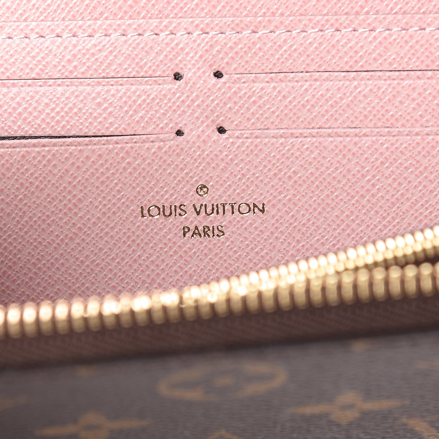 Louis Vuitton Monogram Clemence Wallet Rose Ballerine 6 of 9