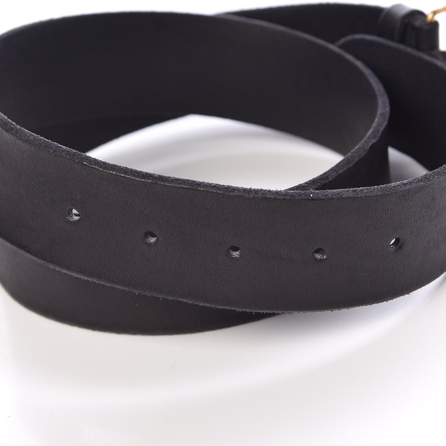 Faded Calfskin Double G 40mm Belt 85 34 Black