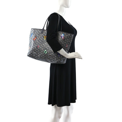 Goyard Goyardine Butterflies Saint Louis PM Grey 2 of 11