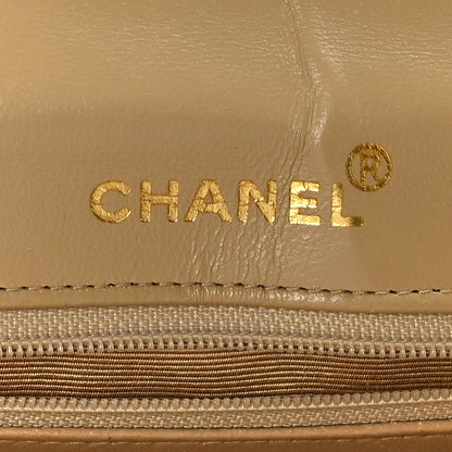 Chanel Lambskin Quilted Medium Single Flap Beige 5 of 9