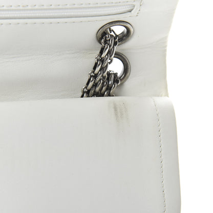 Chanel Distressed Patent Quilted 2.55 Reissue Flap 227 White 13 of 13