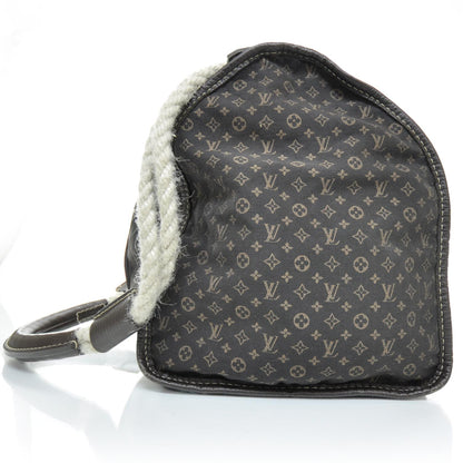 Louis Vuitton Mini Lin Initiales Keepall Grey 6 of 9