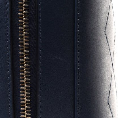 Chanel Calfskin Stitched CC Camera Case Bag Blue 16 of 17