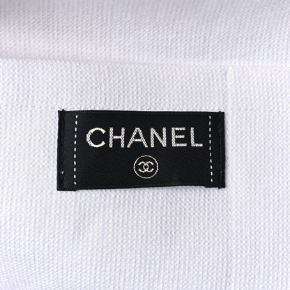Chanel Terry Cotton Beach Tote Towel Set White Multicolor 7 of 12