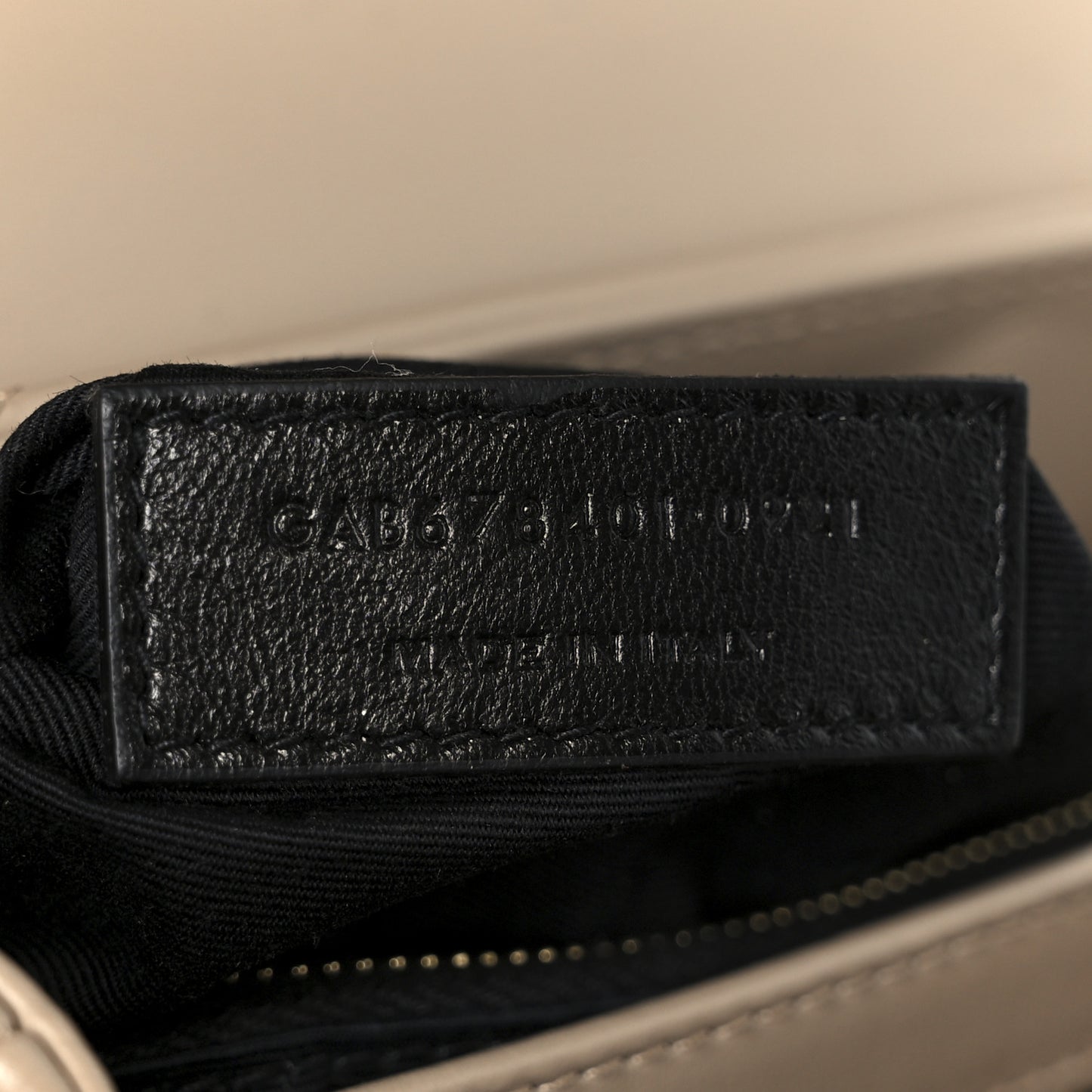 Calfskin Y Quilted Monogram Toy Loulou Crossbody Bag Dark Beige