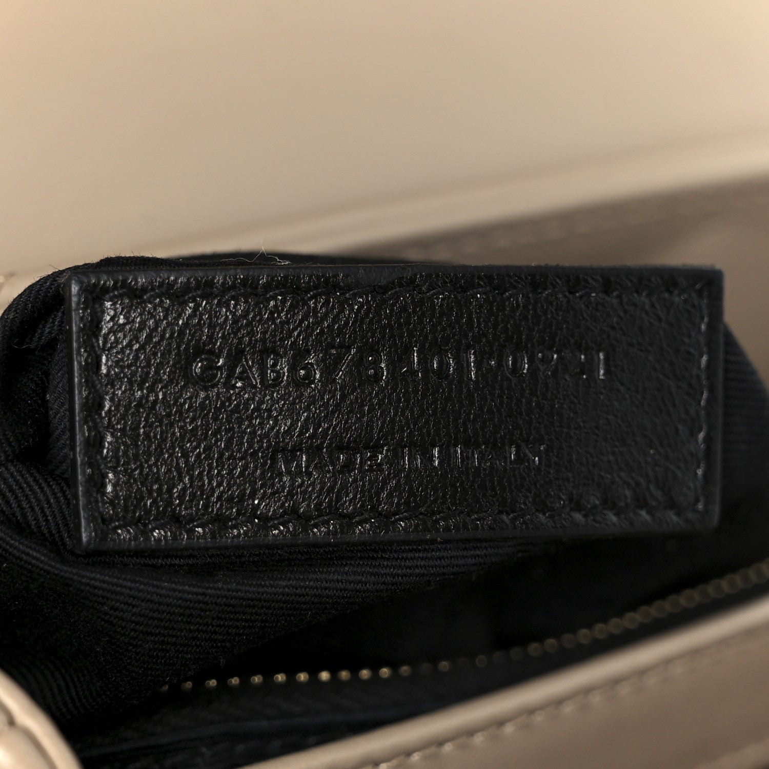 Saint Laurent Calfskin Y Quilted Monogram Toy Loulou Crossbody Bag Dark Beige 8 of 11