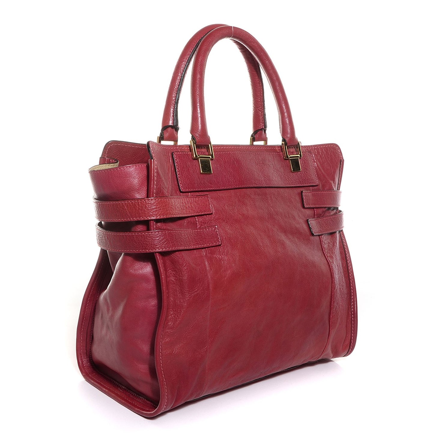 Calfskin Shelby Shopper Tote