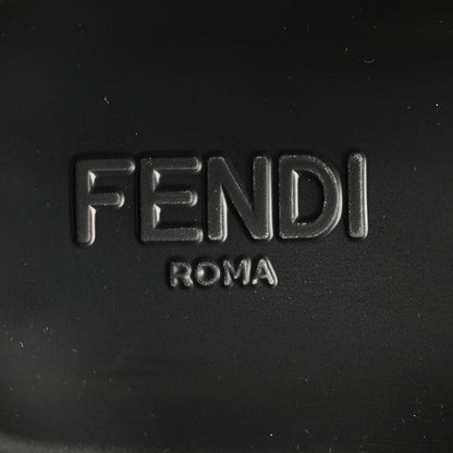 Fendi Rubber Vocabulary Logo Slide Sandals 7 Black 8 of 11