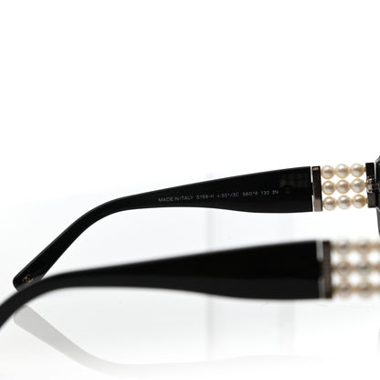 Chanel Perle Pearl Sunglasses 5159-H Black 5 of 7