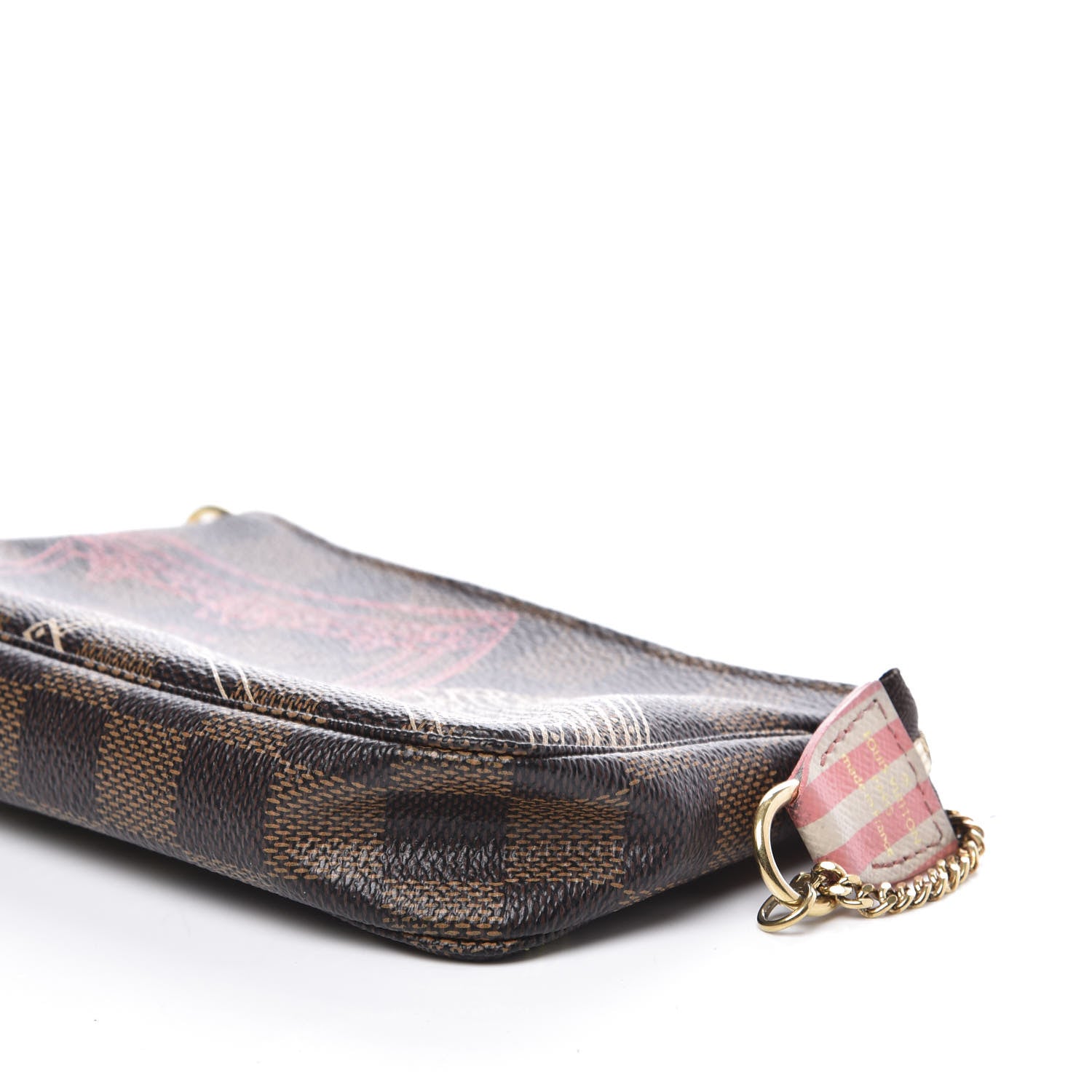 Louis Vuitton Damier Ebene 2014 Christmas Animation Mini Pochette Accessories 6 of 10