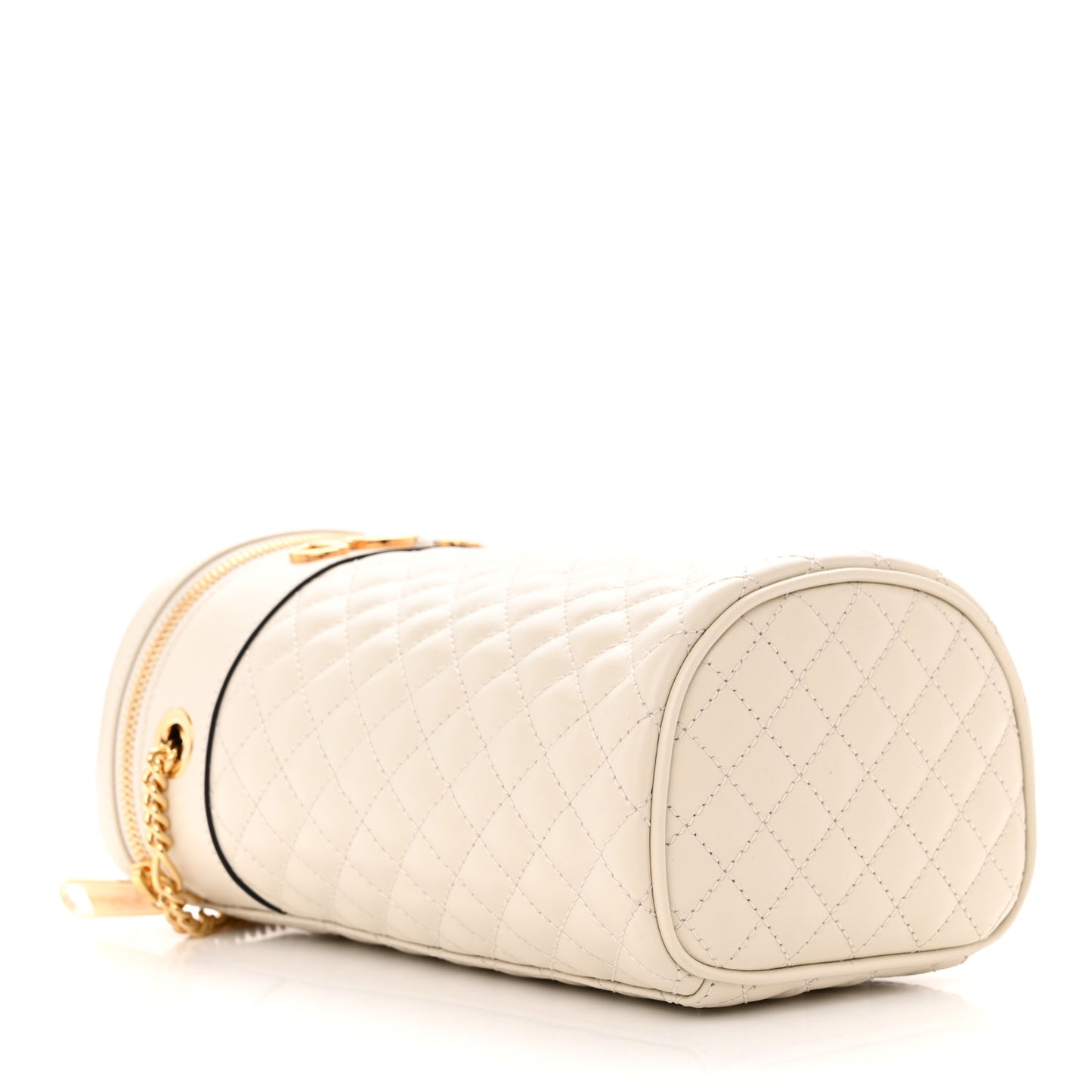 Calfskin Trapuntata Zumi Belt Bag Off White