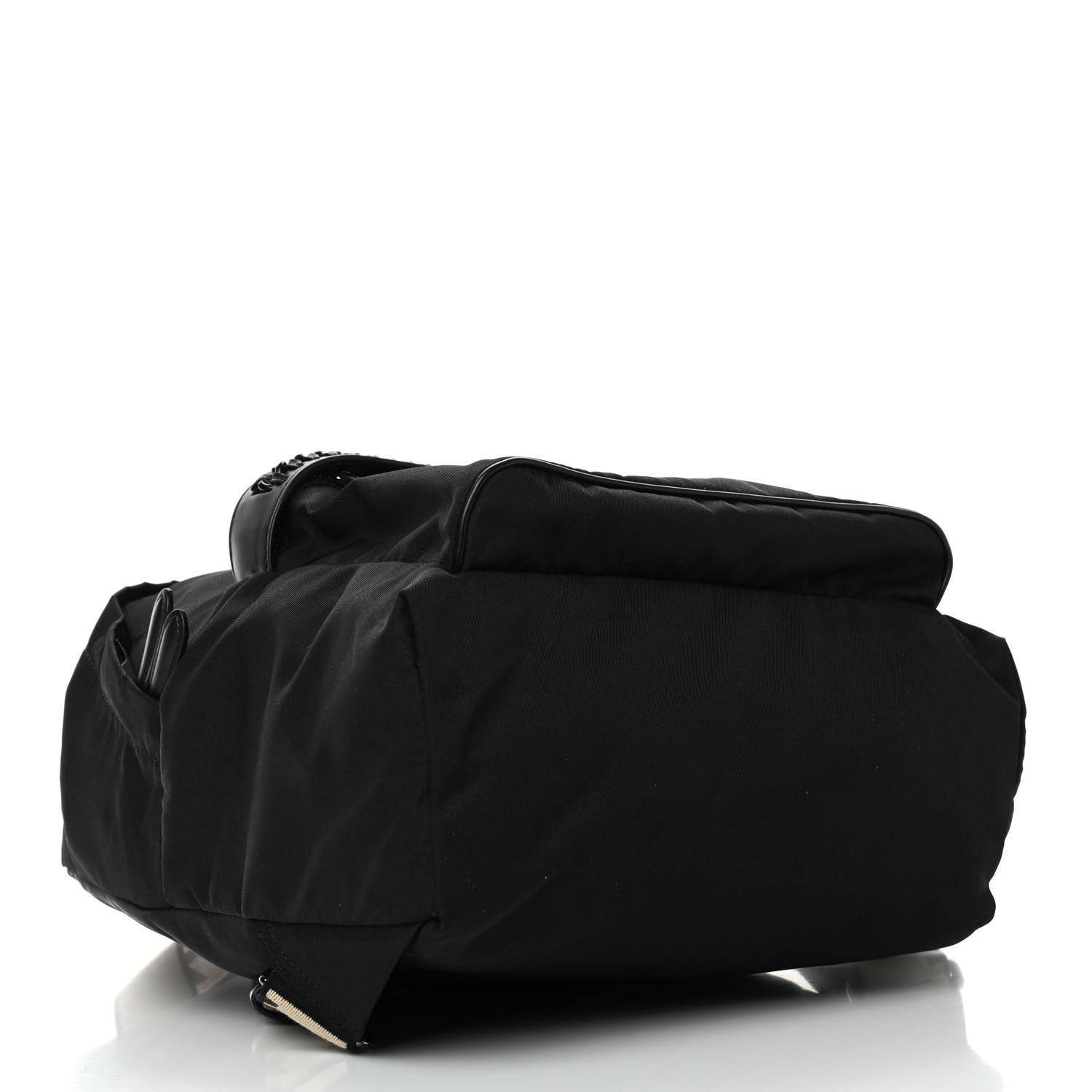Stella McCartney Nylon Logo-Web Backpack Black 3 of 4
