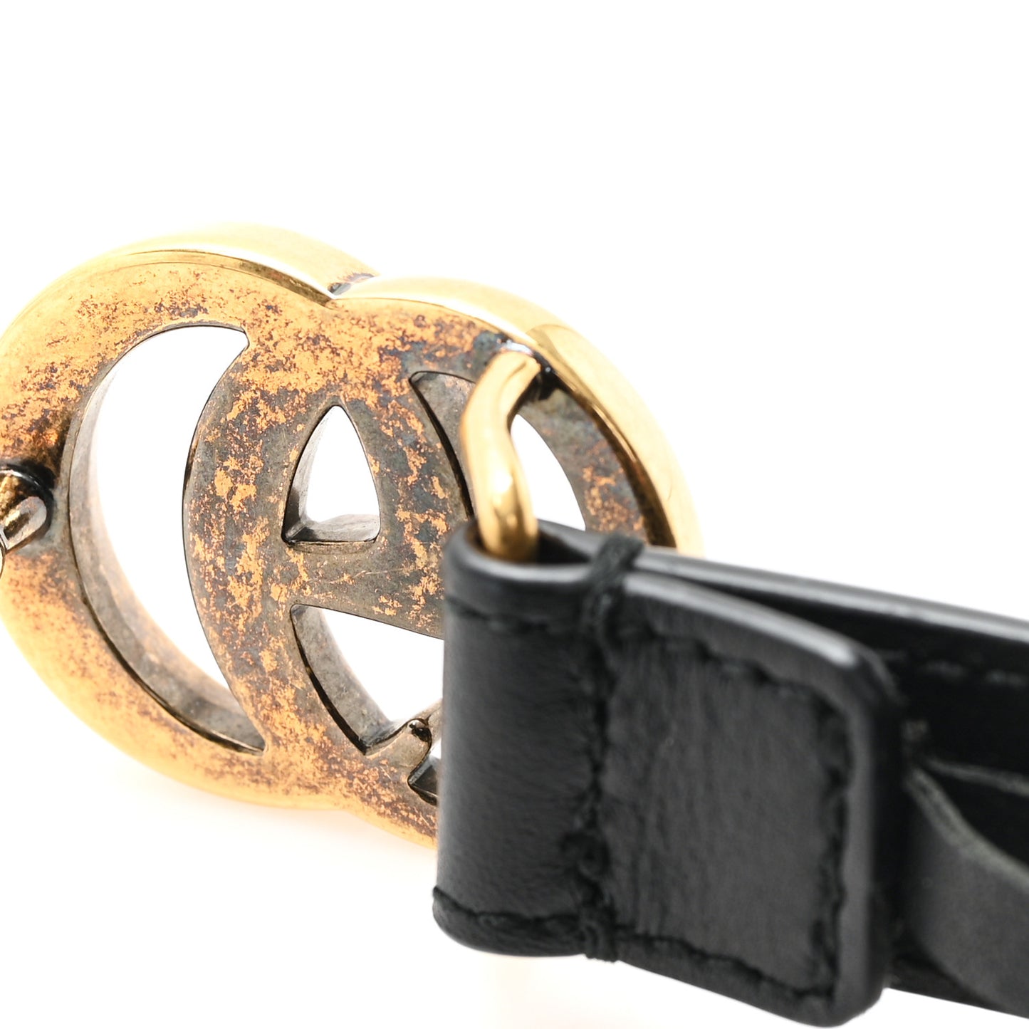 Calfskin Double G 20mm Belt 85 34 Belt Black