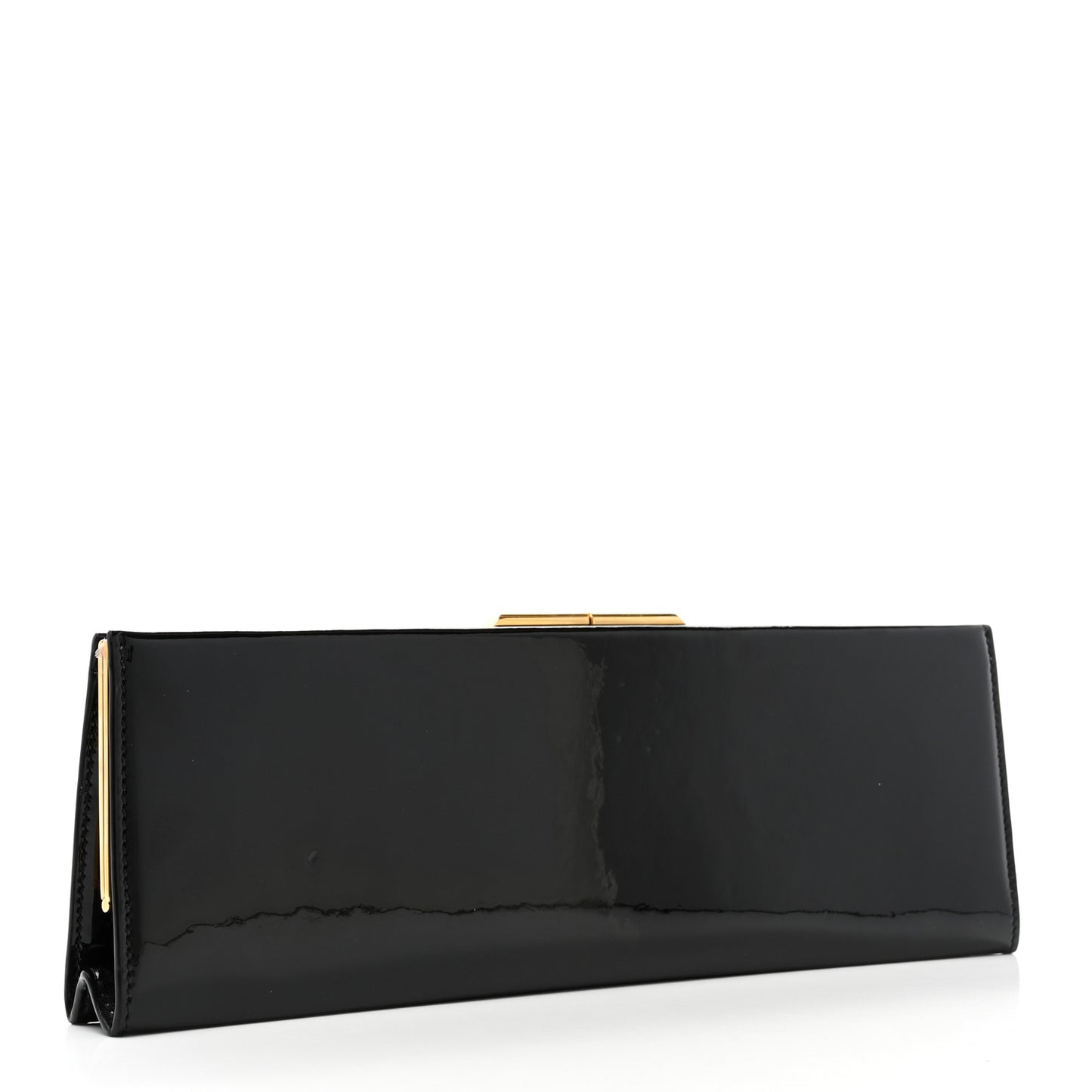 Patent Midnight Clutch Black