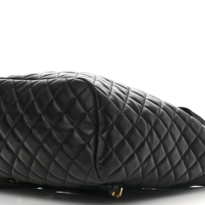 Chanel Lambskin Quilted Large Urban Spirit Backpack Black 10 of 12