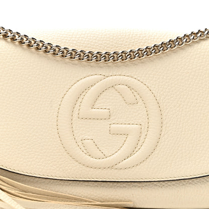 Gucci Cellarius Calfskin Medium Soho Flap Crossbody Ivoire 8 of 10