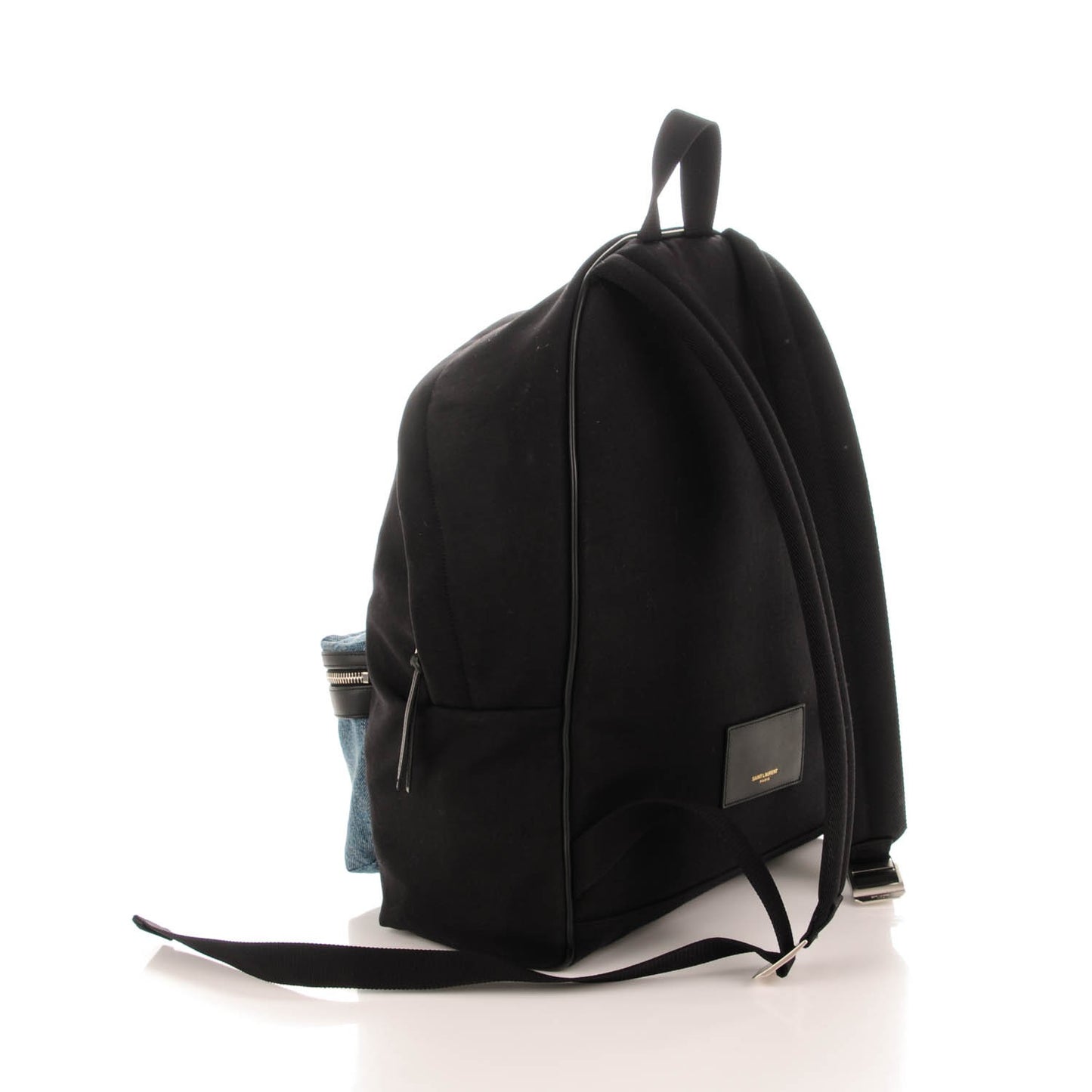 Nylon Denim Classic Hunting Backpack Black Light Blue