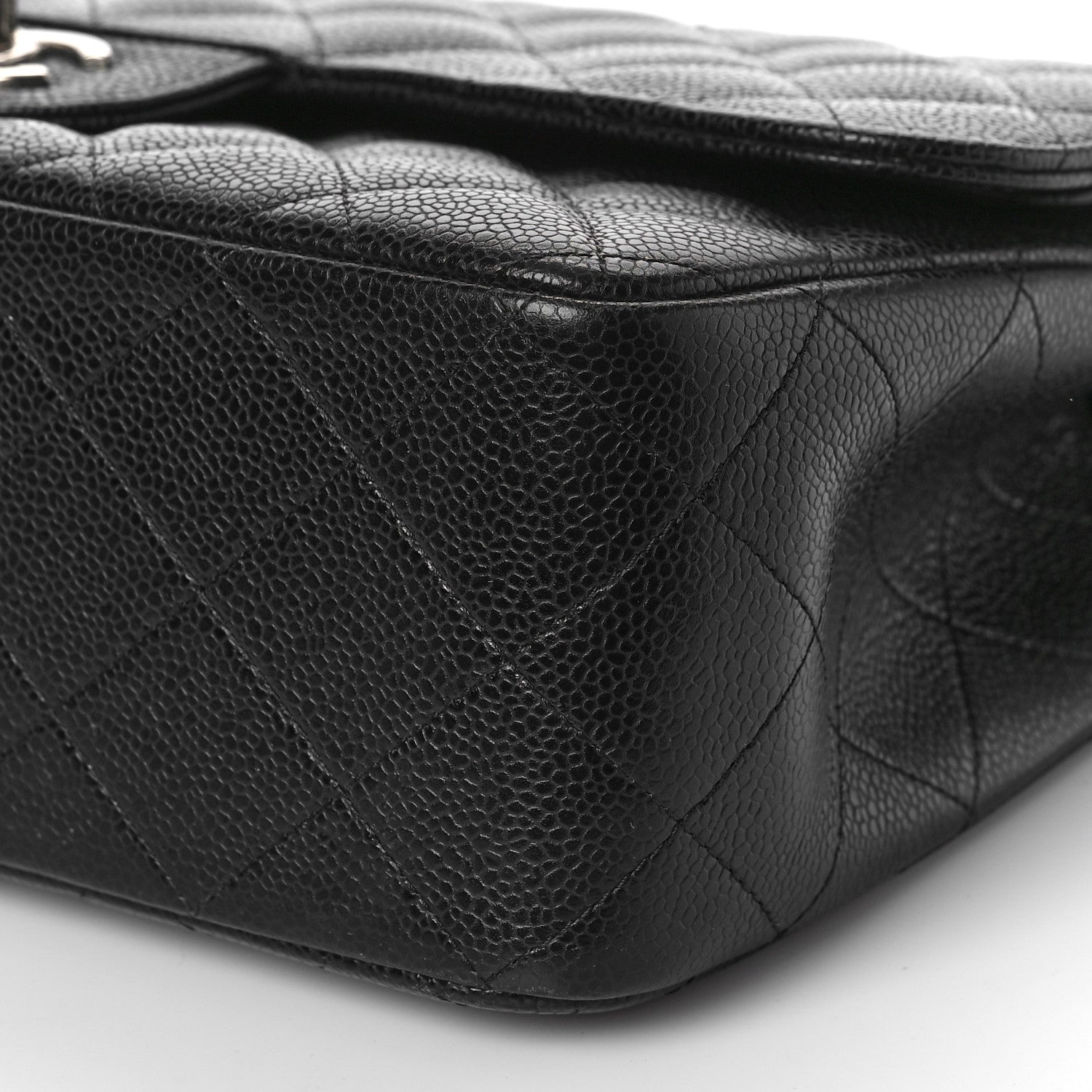Chanel Caviar Quilted Jumbo Double Flap Black 9 of 9