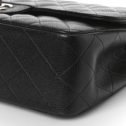 Chanel Caviar Quilted Jumbo Double Flap Black 9 of 9