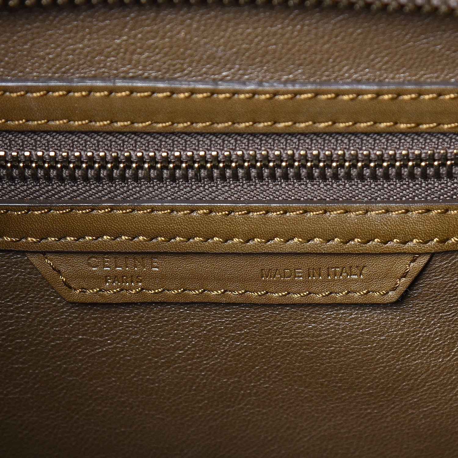 Celine Smooth Calfskin Mini Tri-Color Luggage Rust 8 of 12