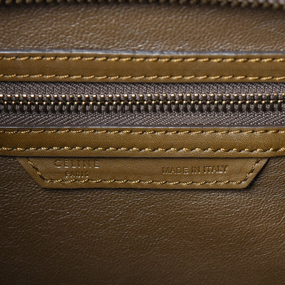 Celine Smooth Calfskin Mini Tri-Color Luggage Rust 8 of 12