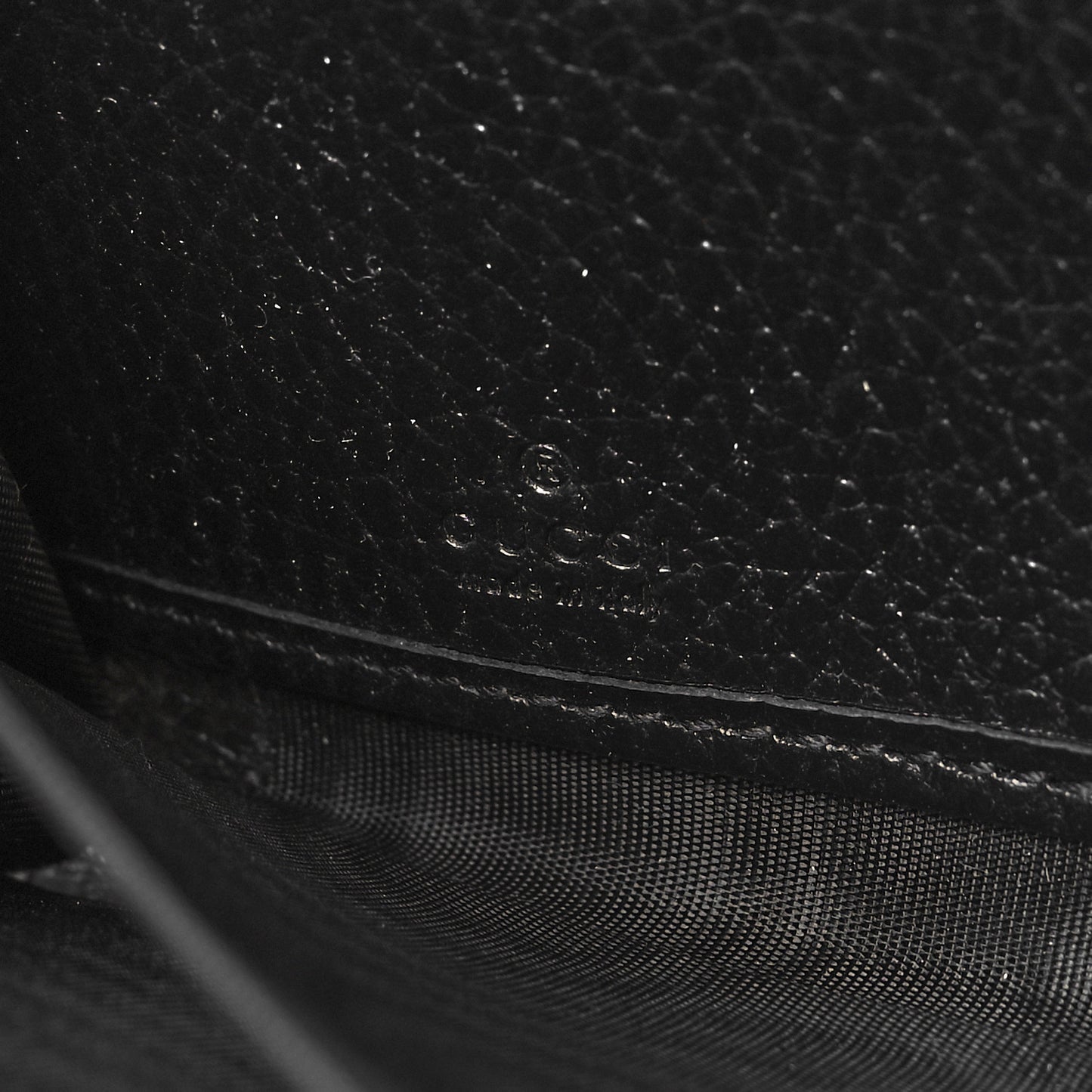 Dollar Calfskin GG Marmont Zip Around Wallet Black