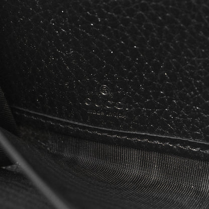 Gucci Dollar Calfskin GG Marmont Zip Around Wallet Black 6 of 11