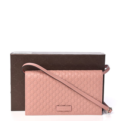 Gucci Microguccissima Crossbody Wallet Soft Pink 9 of 9