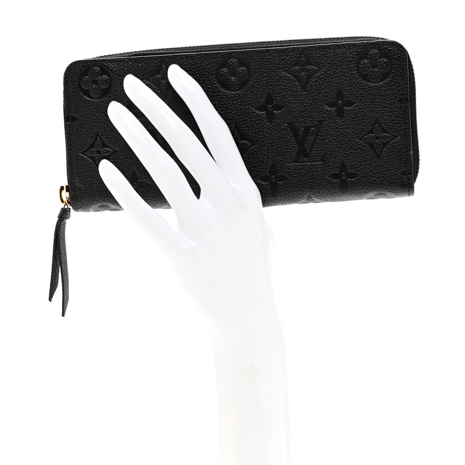 Louis Vuitton Empreinte Clemence Wallet Black 2 of 6